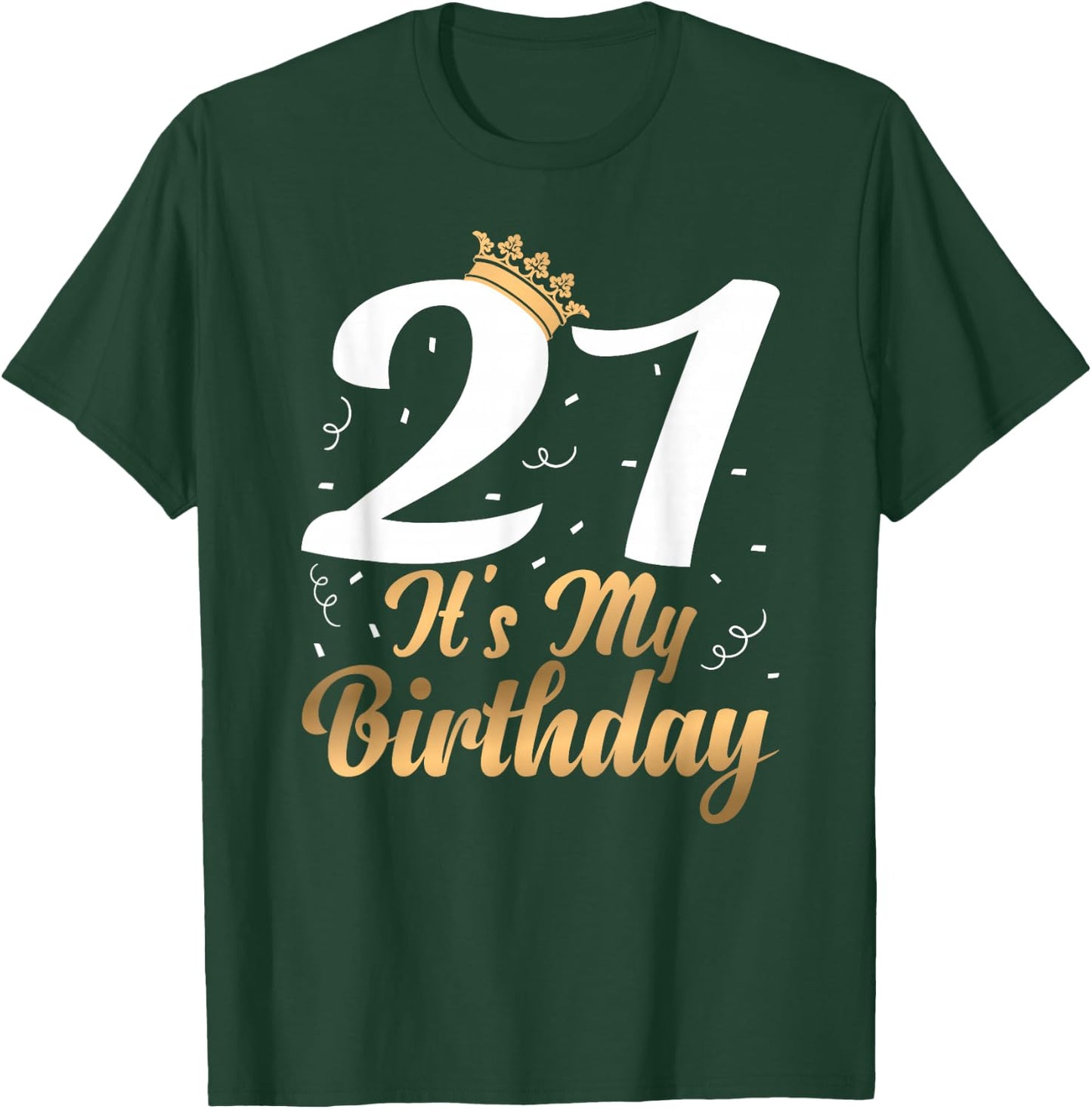 21 Es Ist Mein Geburtstag Guest Book Party Celebrations T-Shirt - T-Shirt | Forest