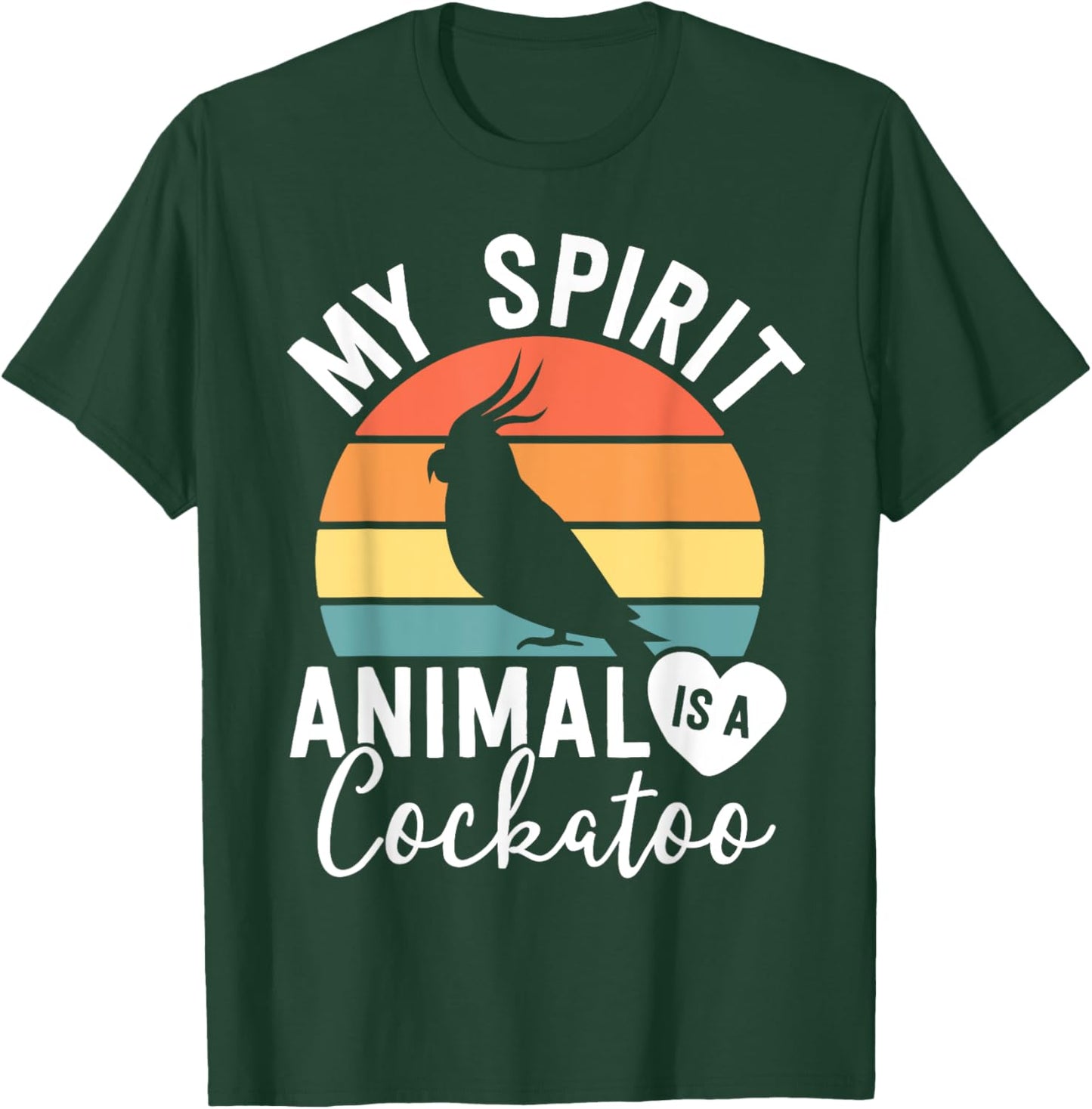 My Spirit Animal Is A Cockatoo Shirt Bird Lover Gifts Women T-Shirt - T-Shirt | Forest