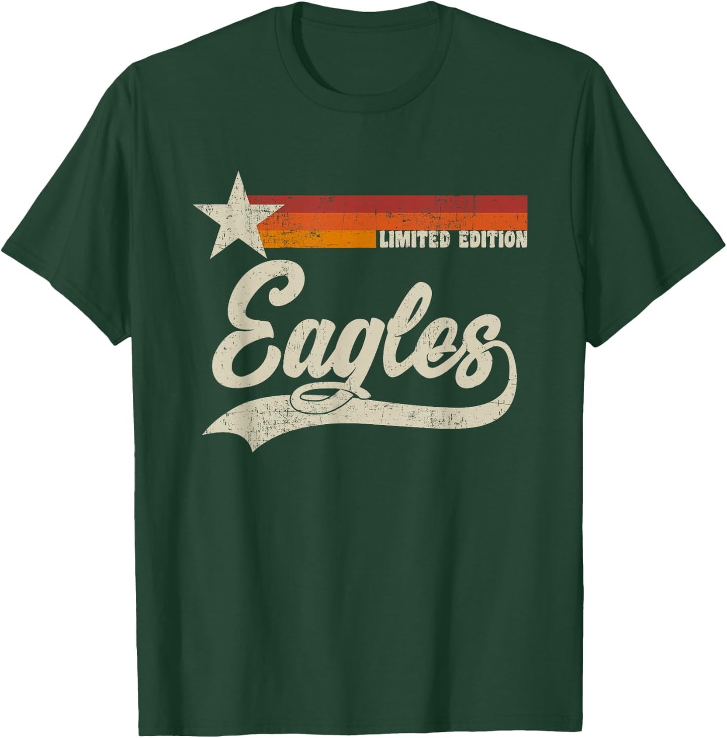 Eagles Sports Name Vintage Retro Gift Men Women Boy Girl T-Shirt - T-Shirt | Forest
