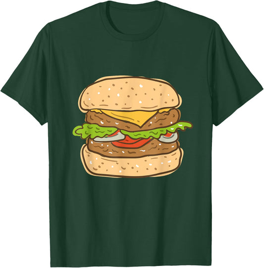 Burger and French Fries Matching Costumes for Halloween T-Shirt - T-Shirt | Forest