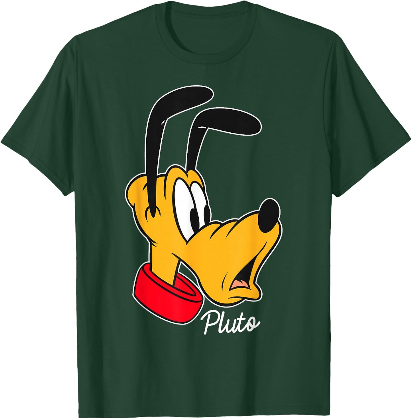 Disney Mickey and Friends Pluto Big Face T-Shirt - T-Shirt | Forest