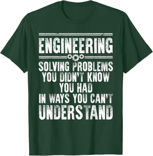 Funny Engineering Design Women Kids Engineer Student T-Shirt - T-Shirt | Forest