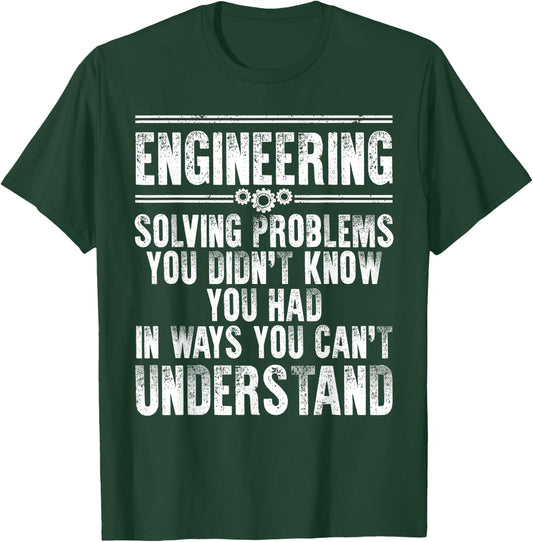 Funny Engineering Design Women Kids Engineer Student T-Shirt - T-Shirt | Forest