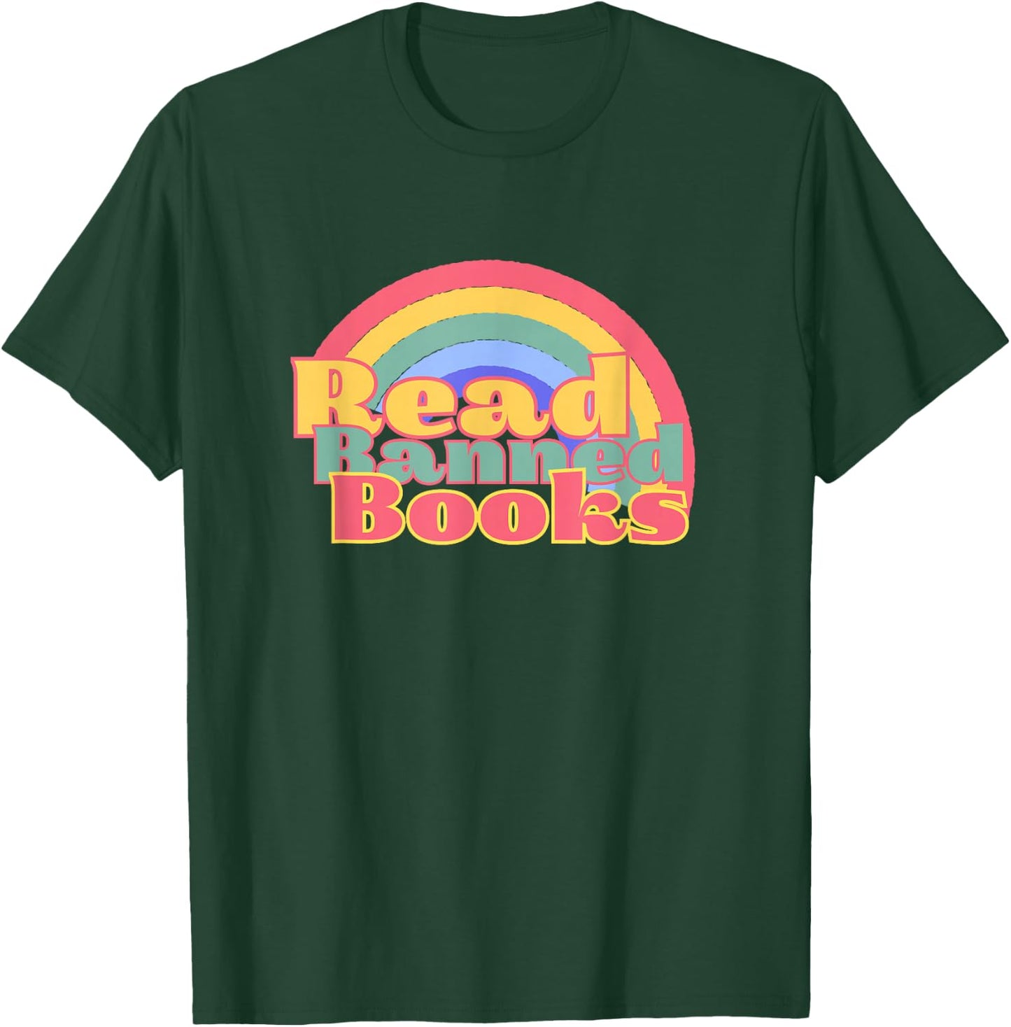 I Read Banned Books Week Librarian Teacher Reader Nerd T-Shirt - T-Shirt | Forest