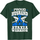 Proud Husband Of An Ataxia Warrior Awareness Ribbon Dystaxia T-Shirt - T-Shirt | Forest