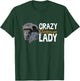 Crazy Chimpanzee Lady Art Monkey Chimp Ape Animal Novelty T-Shirt - T-Shirt | Forest