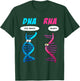 Funny DNA RNA Design Men Women Biology Genetics Biologist T-Shirt - T-Shirt | Forest