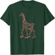 Giraffe Skating Roller Skates Derby Skater Funny Animal T-Shirt - T-Shirt | Forest