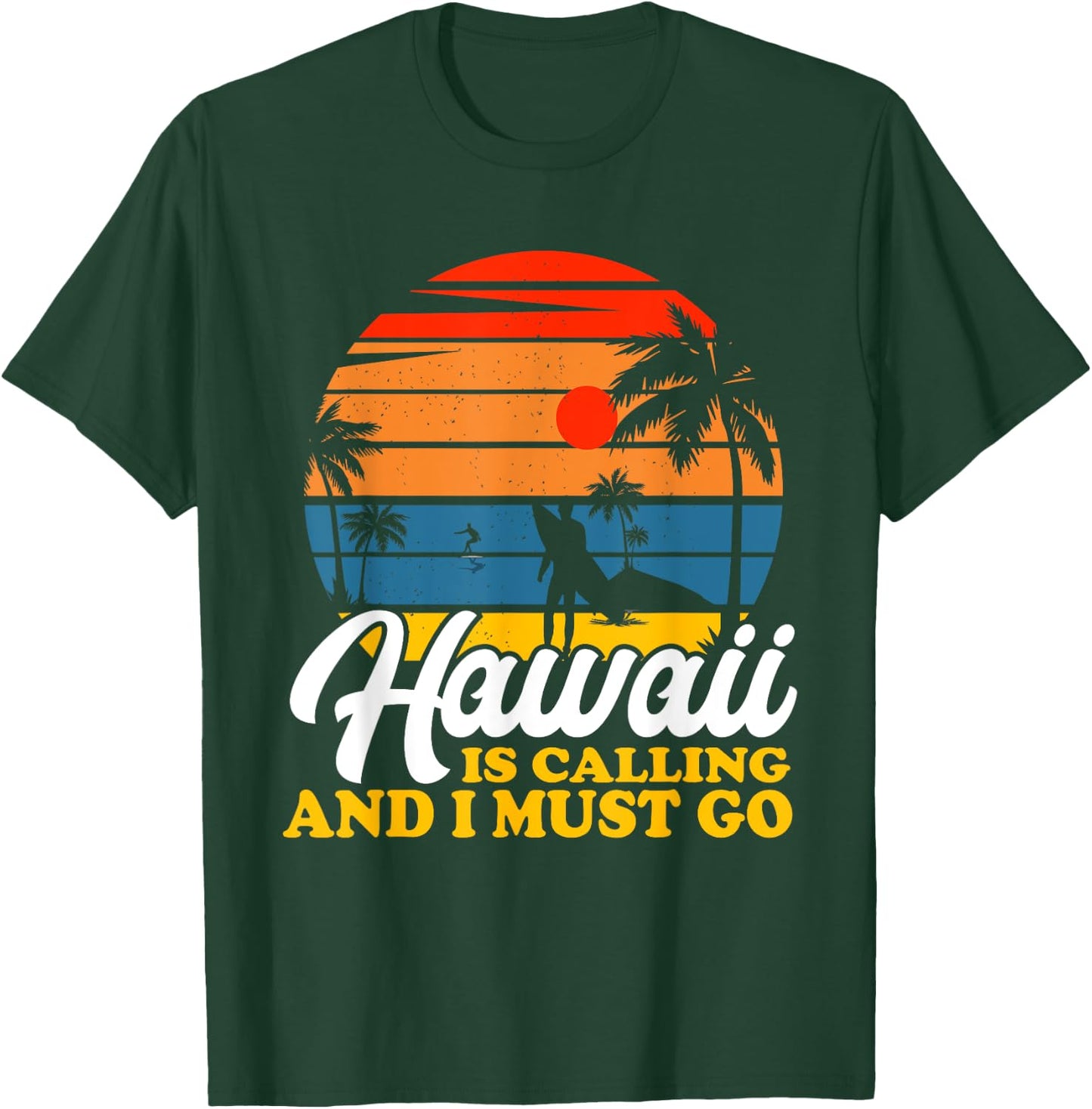 Hawaiian Summer Holiday Hawaii Is Calling And I Must Go Women Kids T-Shirt - T-Shirt | Forest