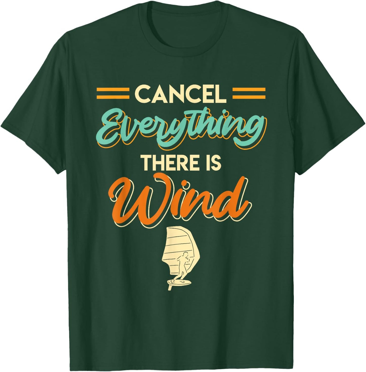 Wing Foil Wing Surf Wingfoiling Wingsurfing T-Shirt - T-Shirt | Forest