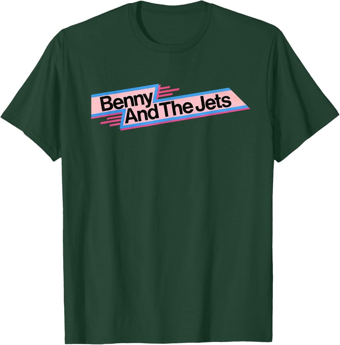 Elton John Official Benny And The Jets Logo T-Shirt - T-Shirt | Forest