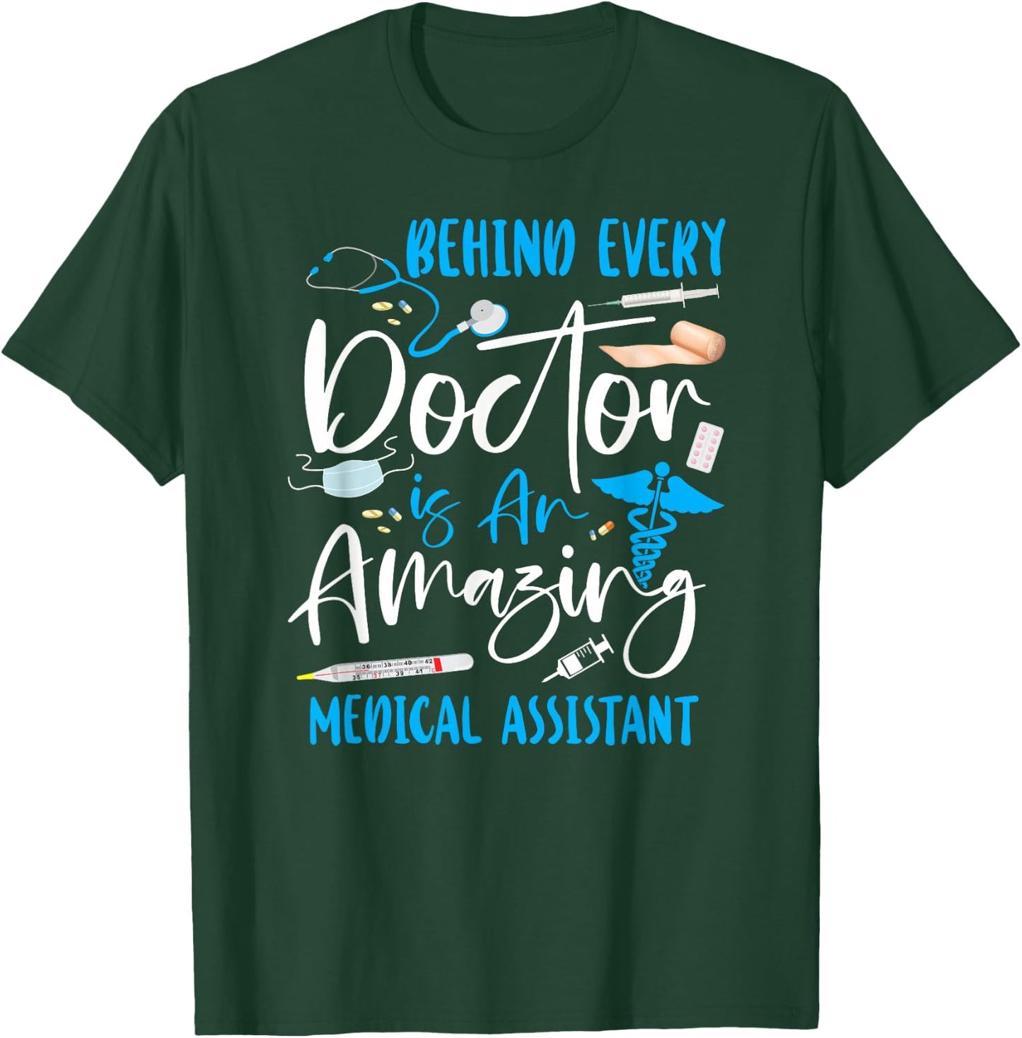 Certified Medical Assistant Doctor CMA T-Shirt - T-Shirt | Forest