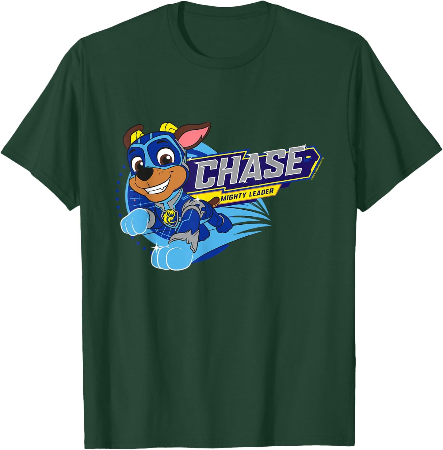 Paw Patrol Chase Mighty Leader T-Shirt - T-Shirt | Forest