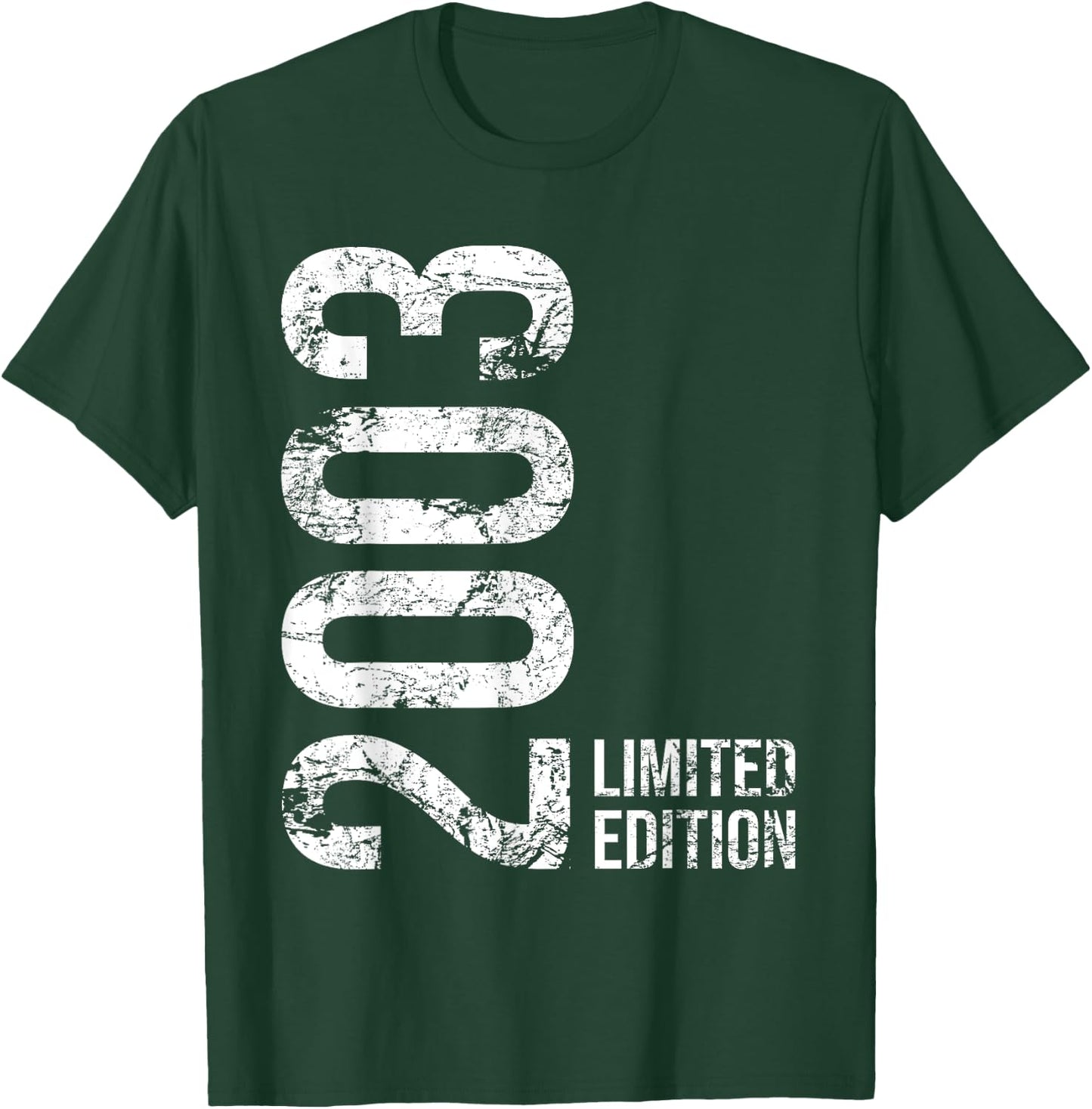 22nd Birthday 22 Years Old Man Woman Vintage 2003 T-Shirt - T-Shirt | Forest