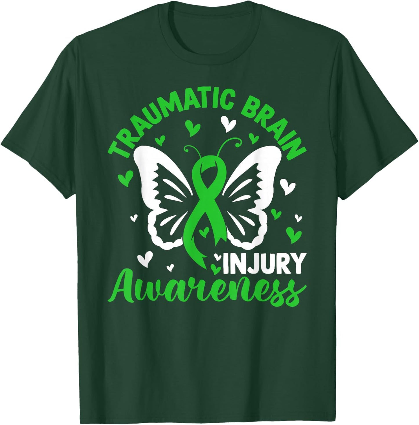 Survivor Traumatic Brain Injury Awareness TBI Survivor T-Shirt - T-Shirt | Forest