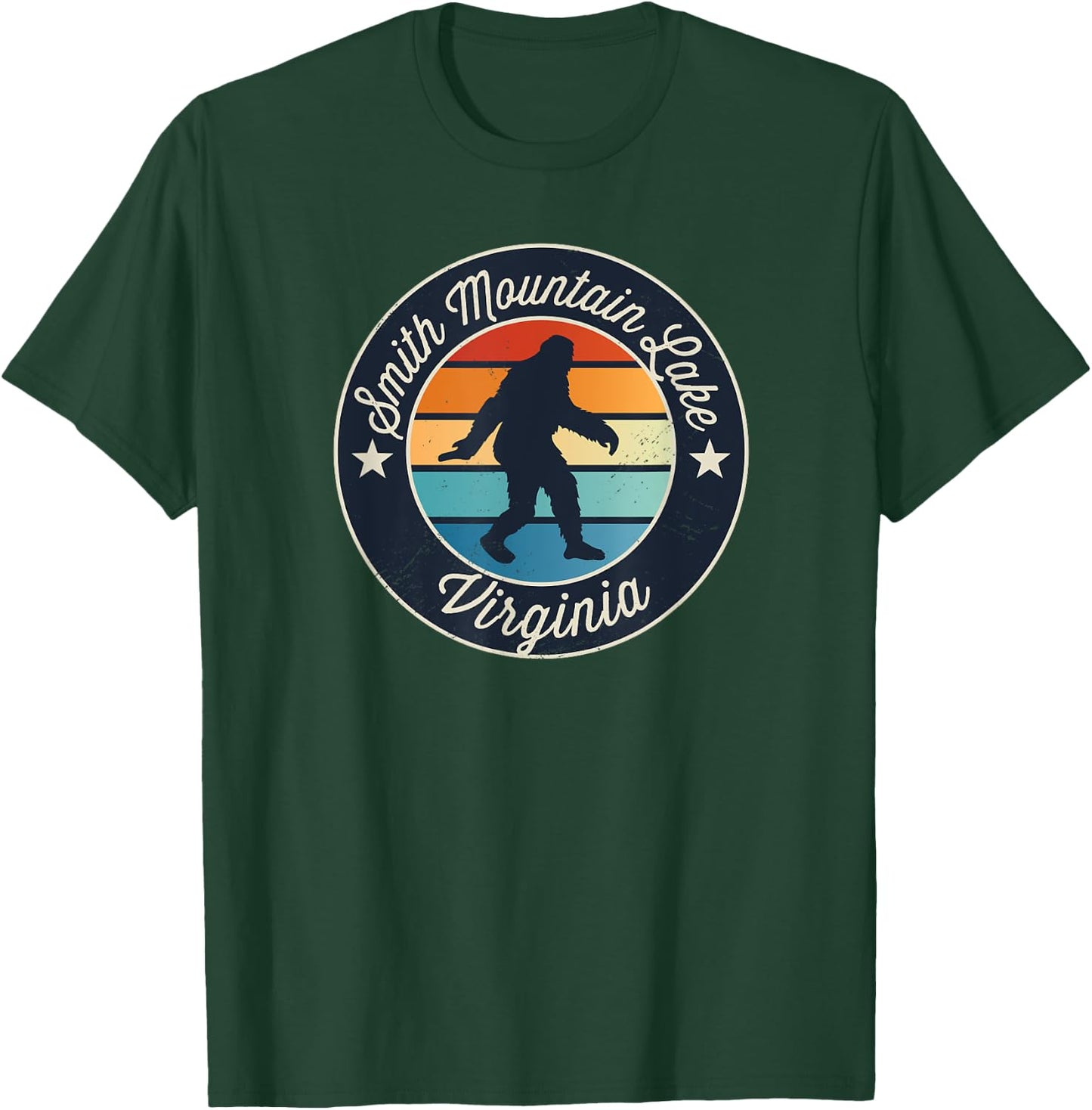 Smith Mountain Lake Virginia Sasquatch Souvenir T-Shirt - T-Shirt | Forest