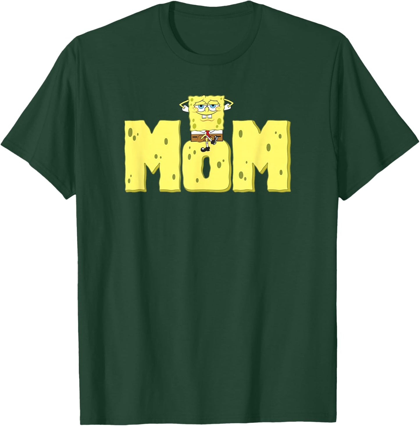 Spongebob Squarepants Mother's Day Sponge Mom Logo T-Shirt - T-Shirt | Forest