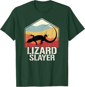 Lizard Slayer Lizard Hunting T-Shirt - T-Shirt | Forest