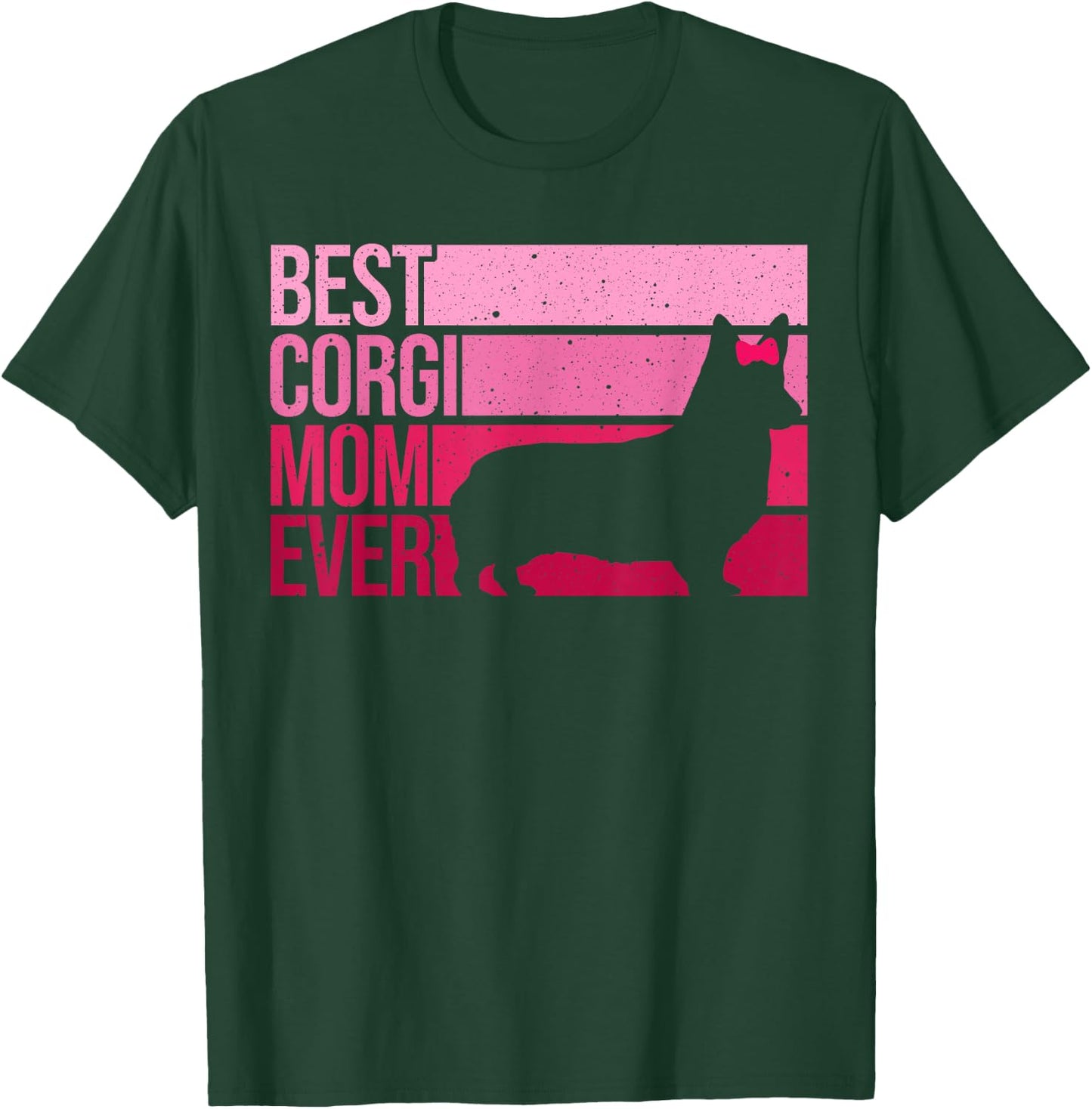 Funny Corgi Mom Art Women Girls Dog Pembroke Corgi Lovers T-Shirt - T-Shirt | Forest