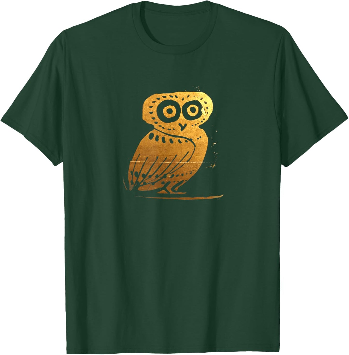 Athenian Athens Owl Greek Mythology Athena Goddess T-Shirt - T-Shirt | Forest