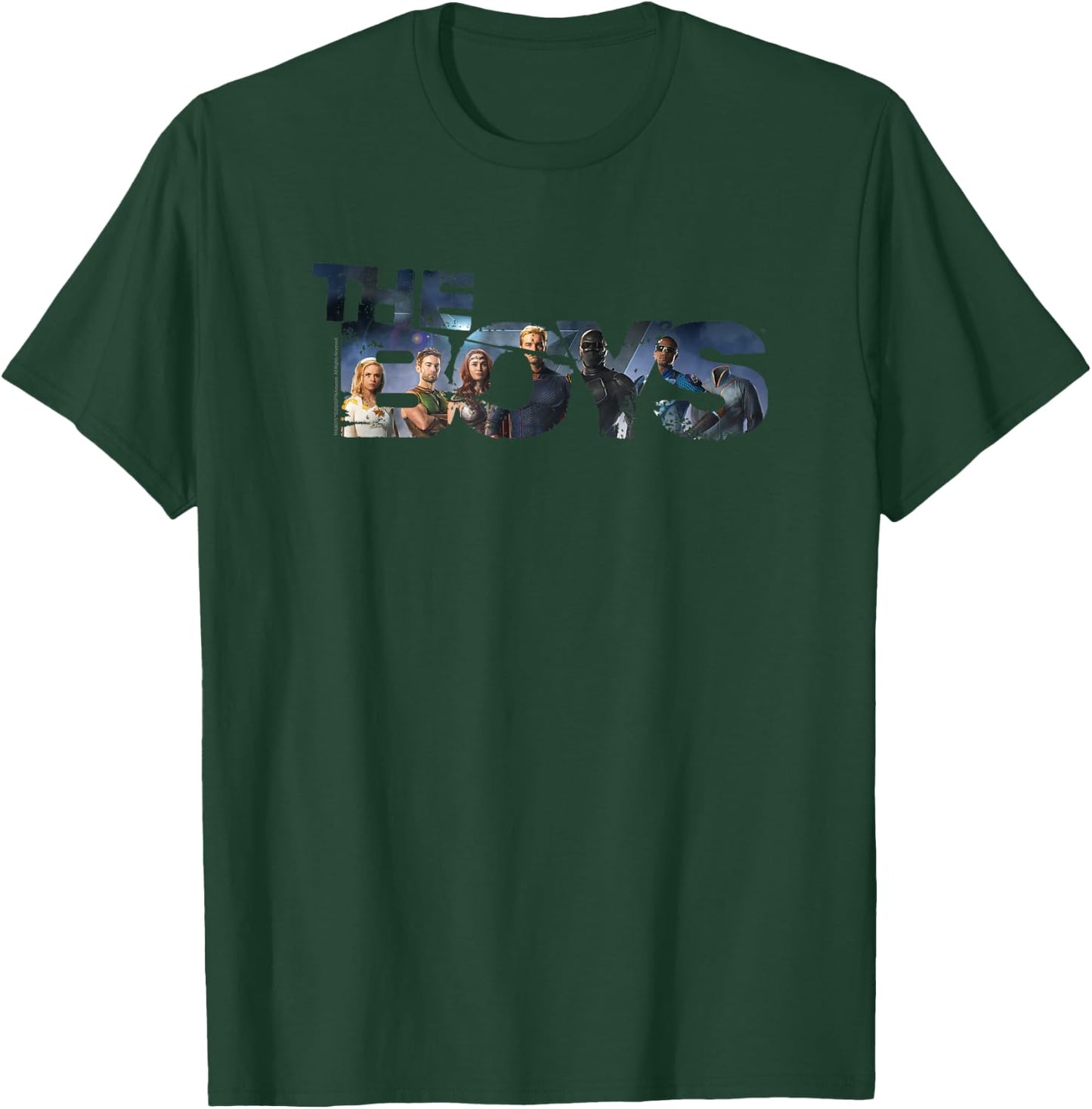 The Boys Characters Logo Superhero TV Show T-Shirt - T-Shirt | Forest
