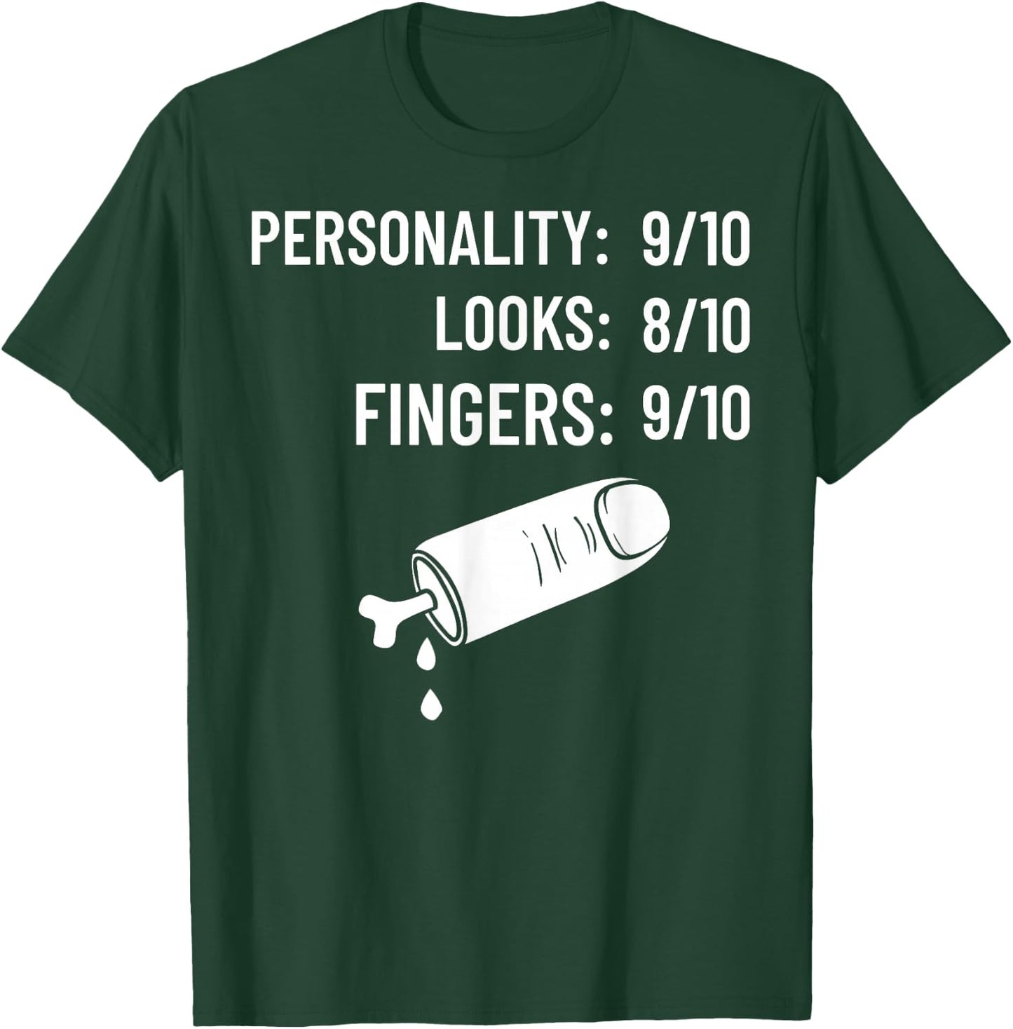 Missing Finger Prosthetic Amputation Recovery T-Shirt - T-Shirt | Forest