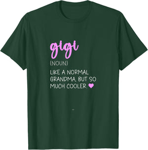 Gigi Definition Cute Mother's Day Noun T-Shirt - T-Shirt | Forest