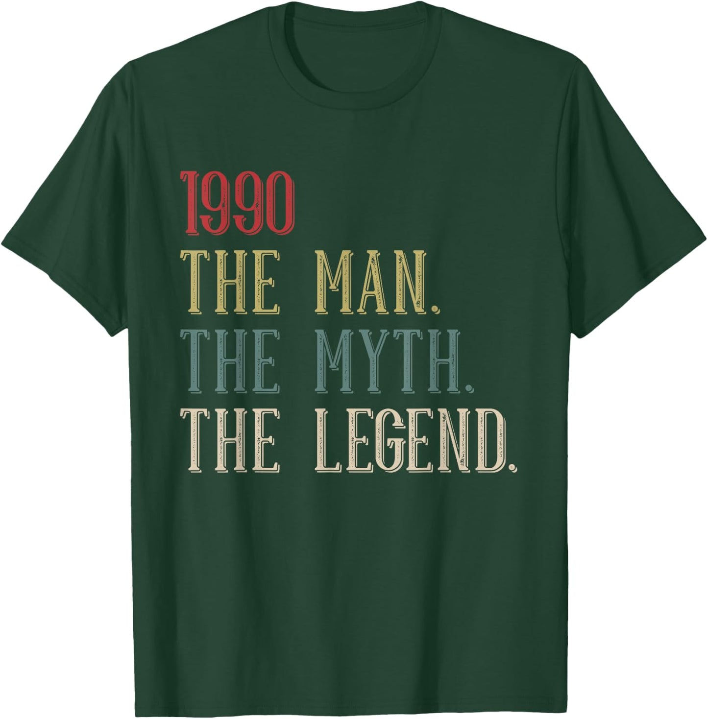 Vintage 1990 Cool 35 Year Old Bday 35th Birthday Men T-Shirt - T-Shirt | Forest