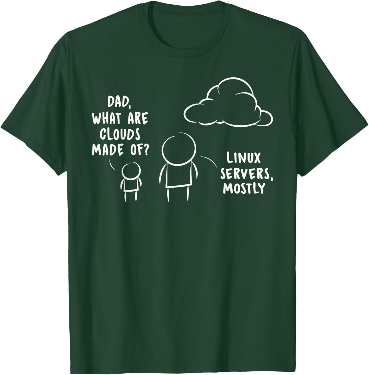 Software Developer Computer Engineer Nerd - Funny Programmer Short Sleeve T-Shirt - T-Shirt | Forest