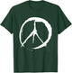 Retro Vintage Design Peace Sign T-Shirt - T-Shirt | Forest