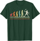 Evolution Squash Player Squash Racket Ball Retro Vintage T-Shirt - T-Shirt | Forest