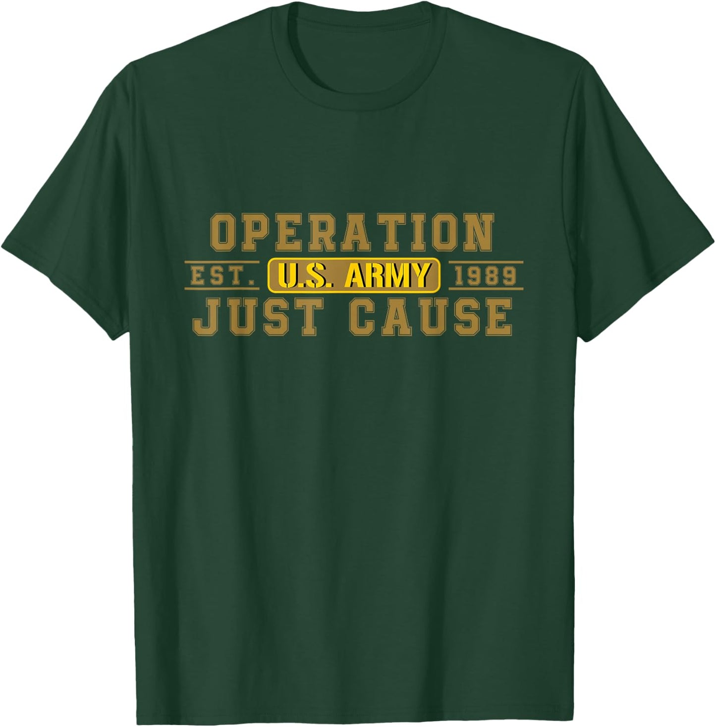 Operation Just Cause OJC Veteran US Army T-Shirt - T-Shirt | Forest