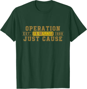 Operation Just Cause OJC Veteran US Army T-Shirt - T-Shirt | Forest