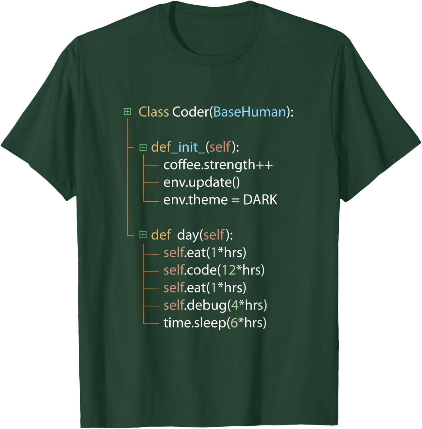 Python Coding Funny Gift T-Shirt - T-Shirt | Forest