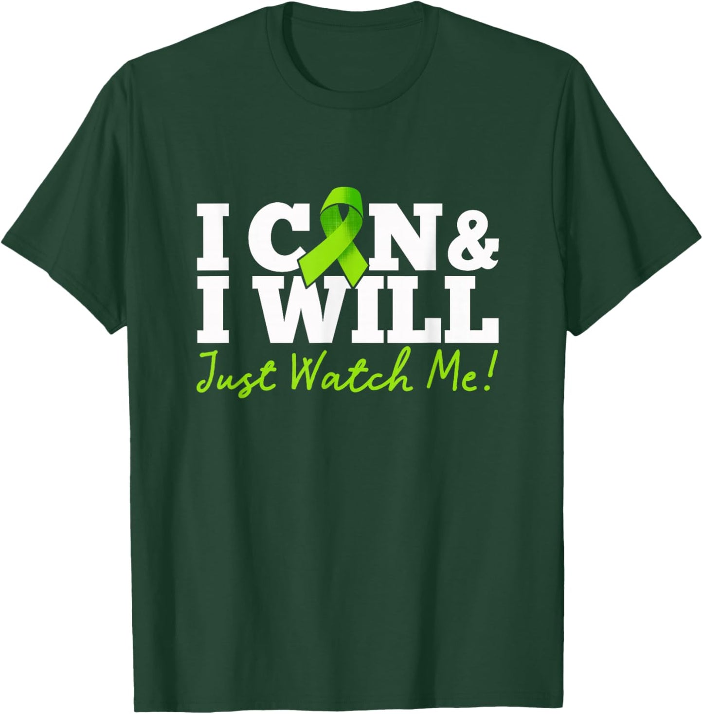 I Can & I Will Beat Lymphoma Cancer Warrior Just Watch Me T-Shirt - T-Shirt | Forest