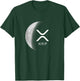 Internet money cryptocurrency Ripple XRP Moon T-Shirt - T-Shirt | Forest