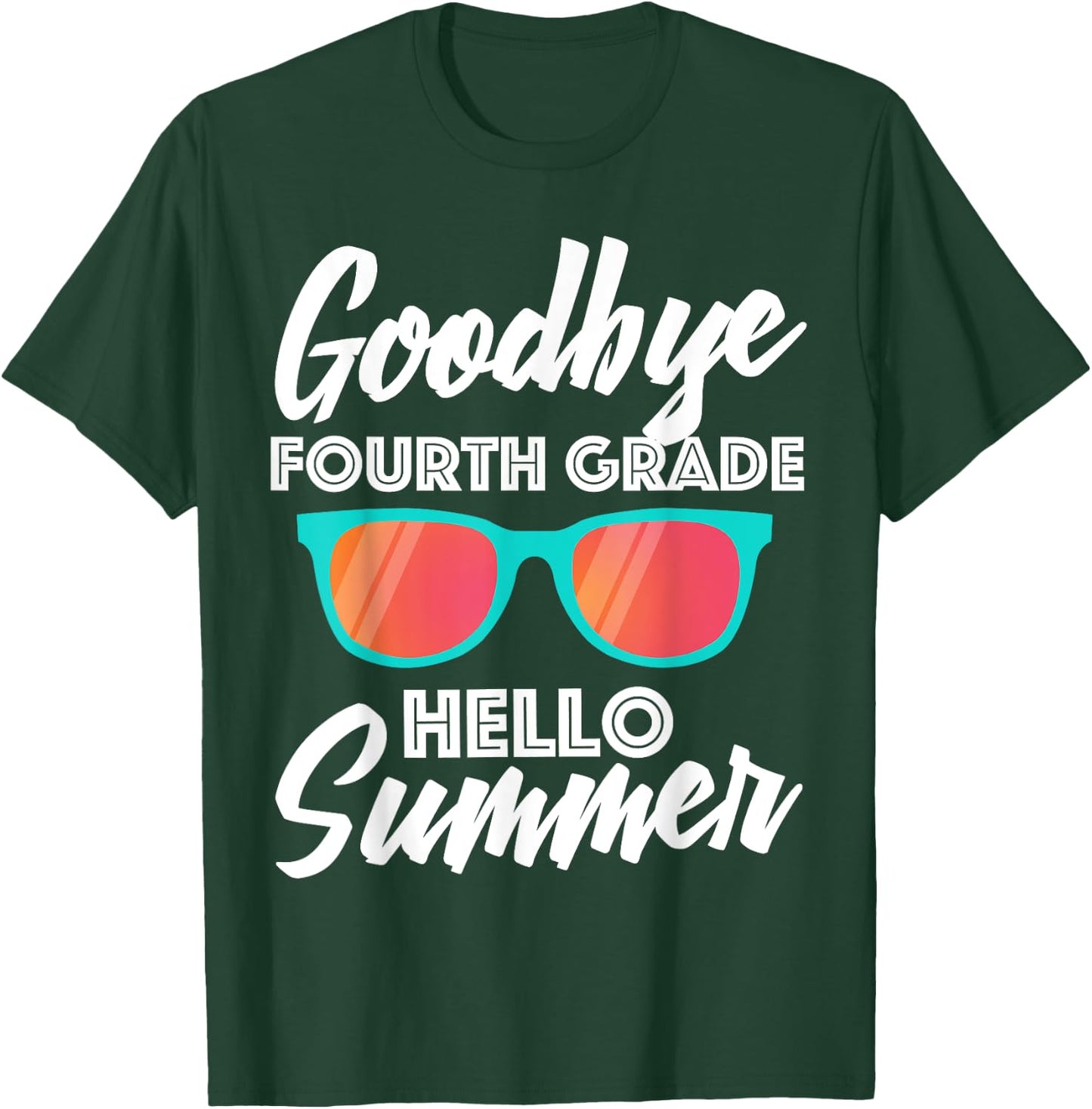 Fourth Grade Last Day of School Shirt - Teacher Gift Women Kids T-Shirt - T-Shirt | Forest
