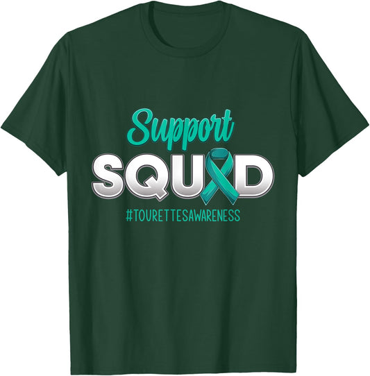 Support Squad Tourette Awareness Fighting Women T-Shirt - T-Shirt | Forest
