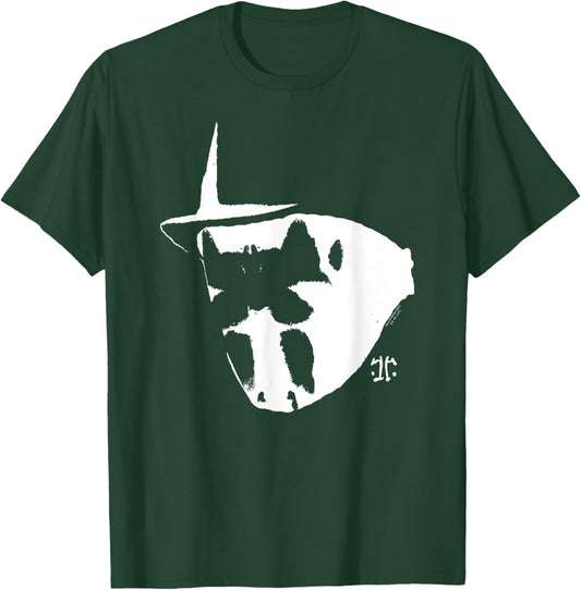 Watchmen Rorschach Mask and Symbol T-Shirt - T-Shirt | Forest