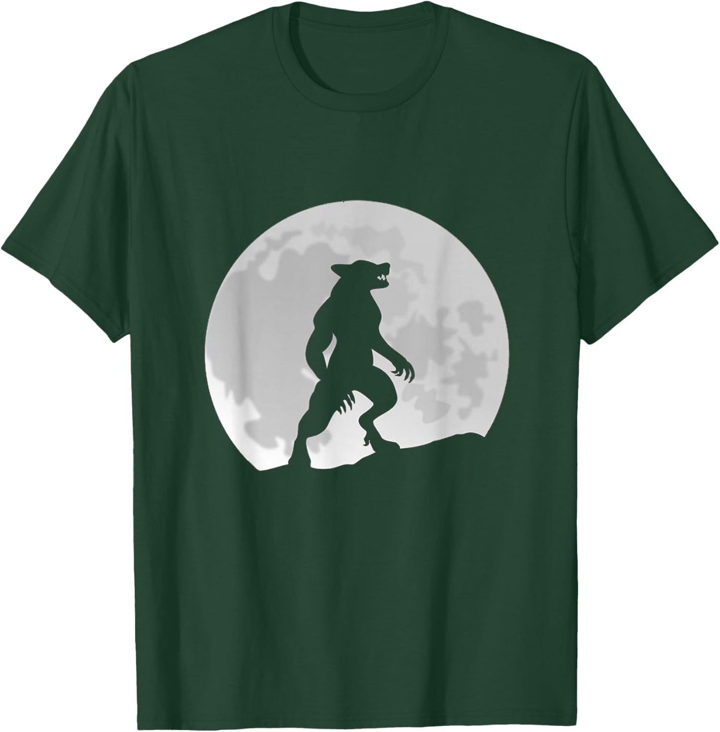 Werewolf Wolf Moon T-Shirt - T-Shirt | Forest