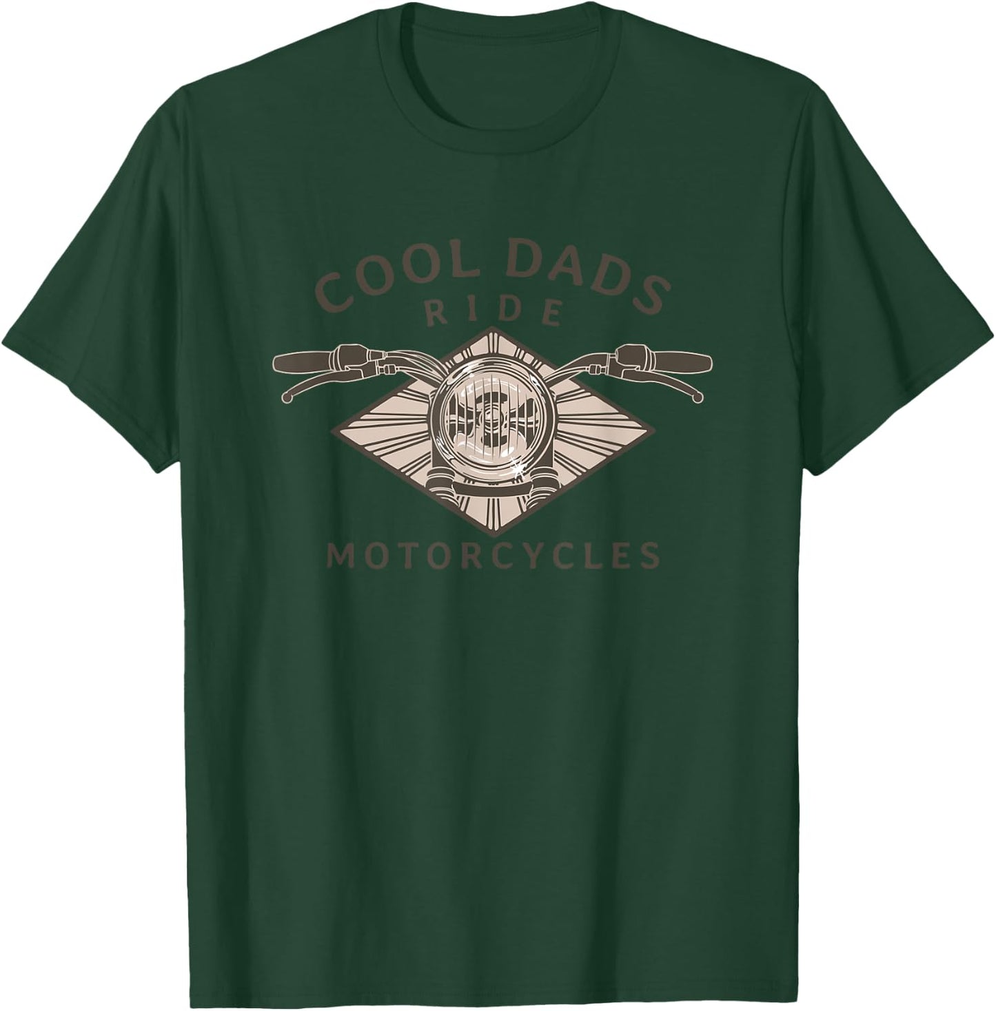 Cool Dads Ride Motorcycles - Father's Day T-Shirt - T-Shirt | Forest