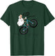 Eid Al Adha Eid Mubarak Funny sheep riding a bike T-Shirt - T-Shirt | Forest