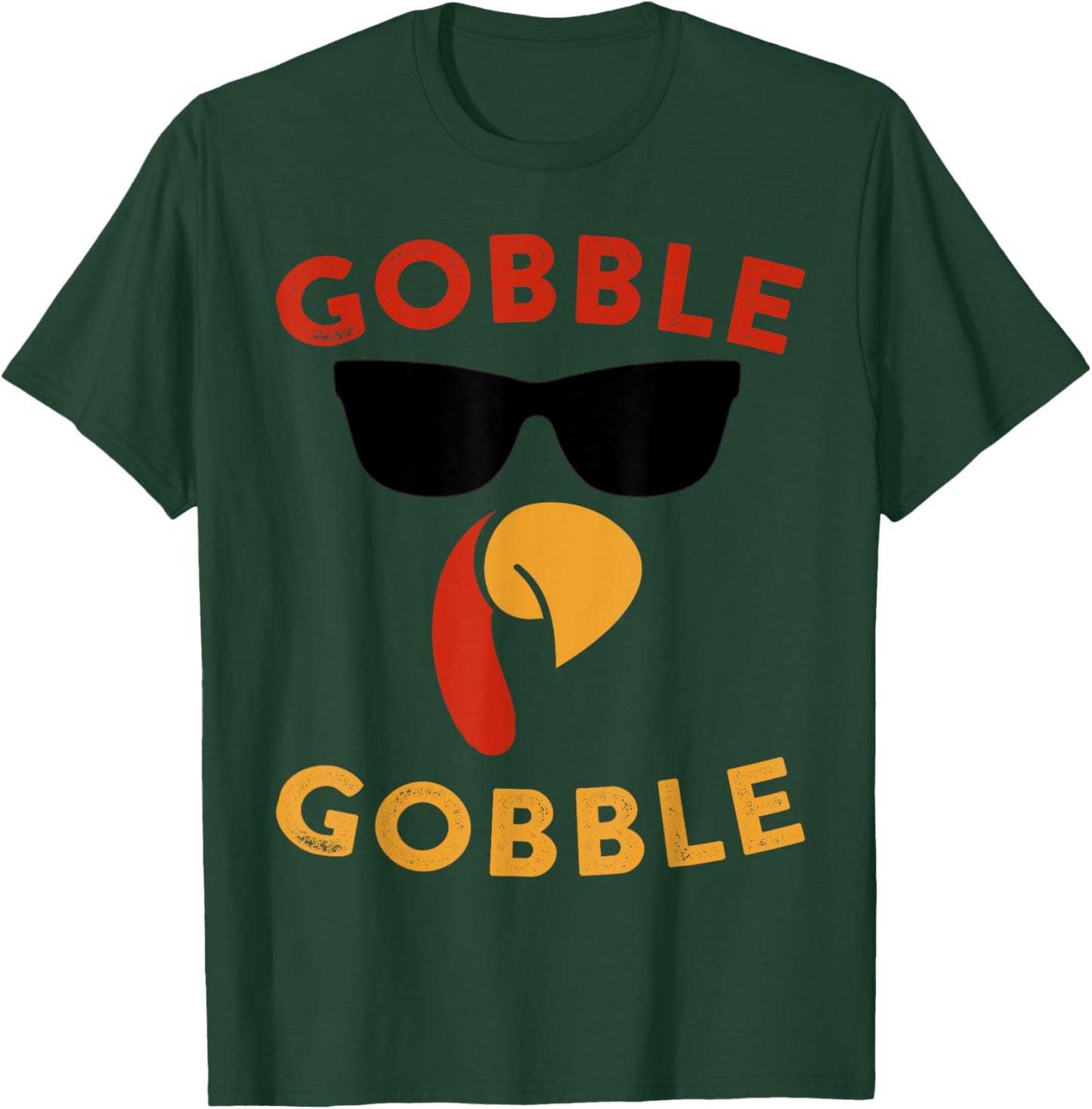 Gobble Gobble Turkey Thanksgiving Day Gifts Trot Leg Day T-Shirt - T-Shirt | Forest