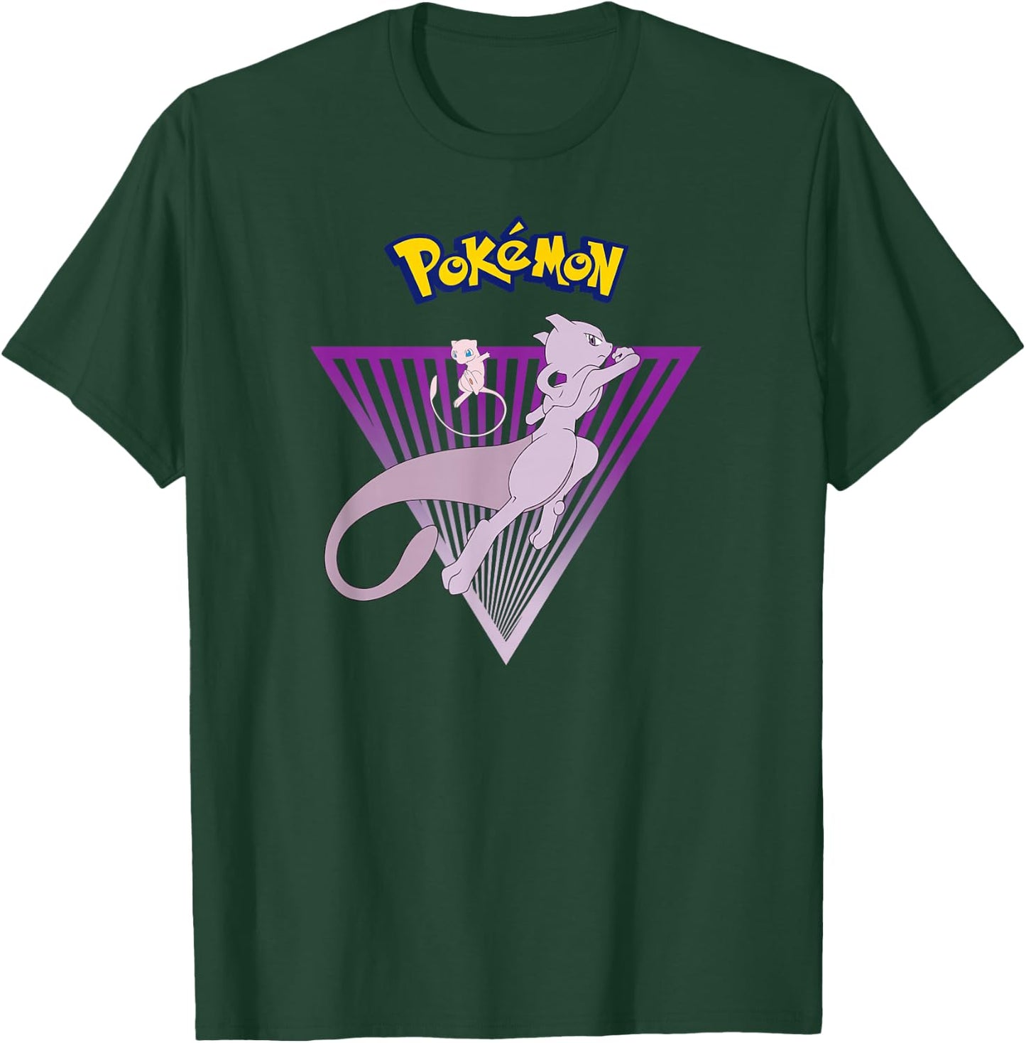 Pokemon Mewtwo and Mew T-Shirt - T-Shirt | Forest