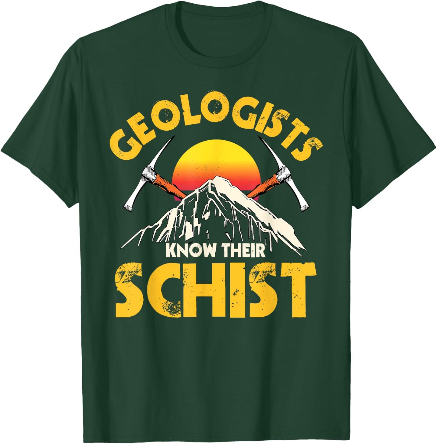 Geology Geologists Earth Scientists Mineral Rock Lovers T-Shirt - T-Shirt | Forest