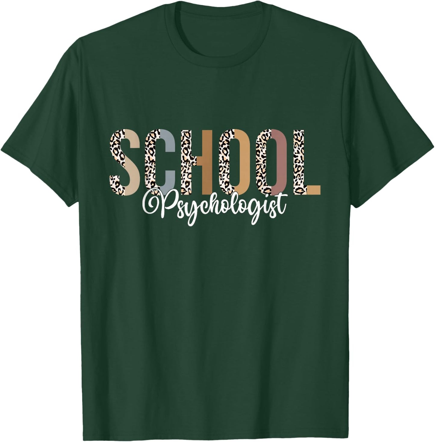 School Psychologist Teacher School Counselor Psychology Women Kids T-Shirt - T-Shirt | Forest