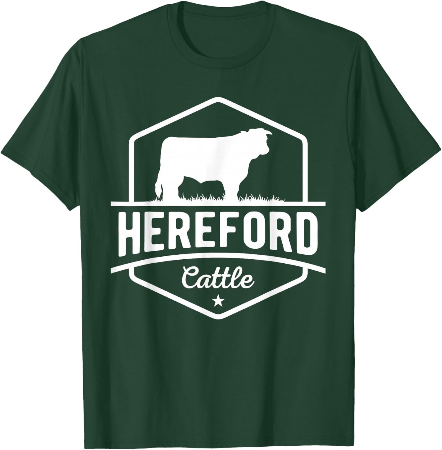 Hereford Cattle - Hereford Cow For Cattle Farmer T-Shirt - T-Shirt | Forest