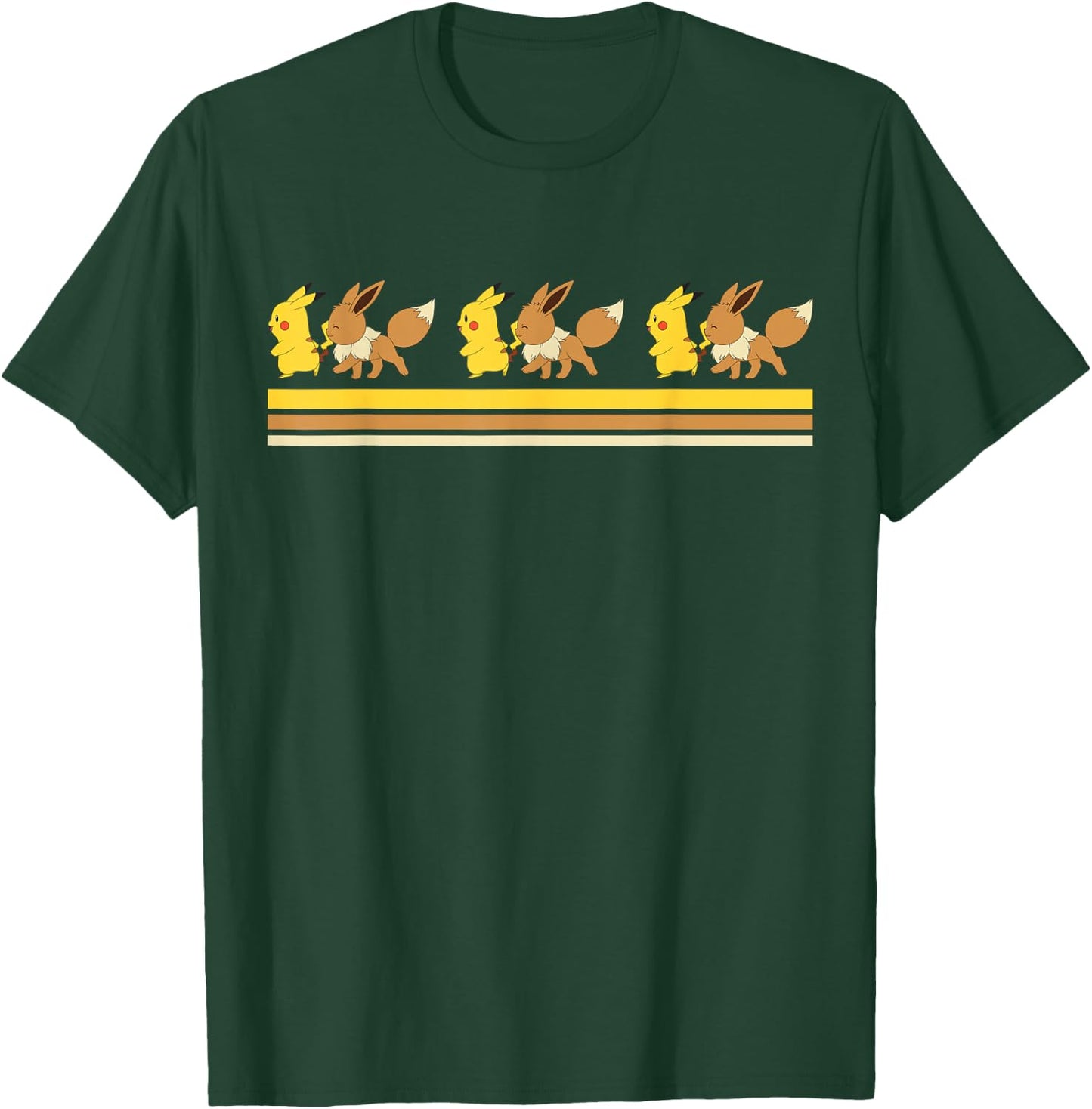 Pokemon Eevee and Pikachu T-Shirt - T-Shirt | Forest
