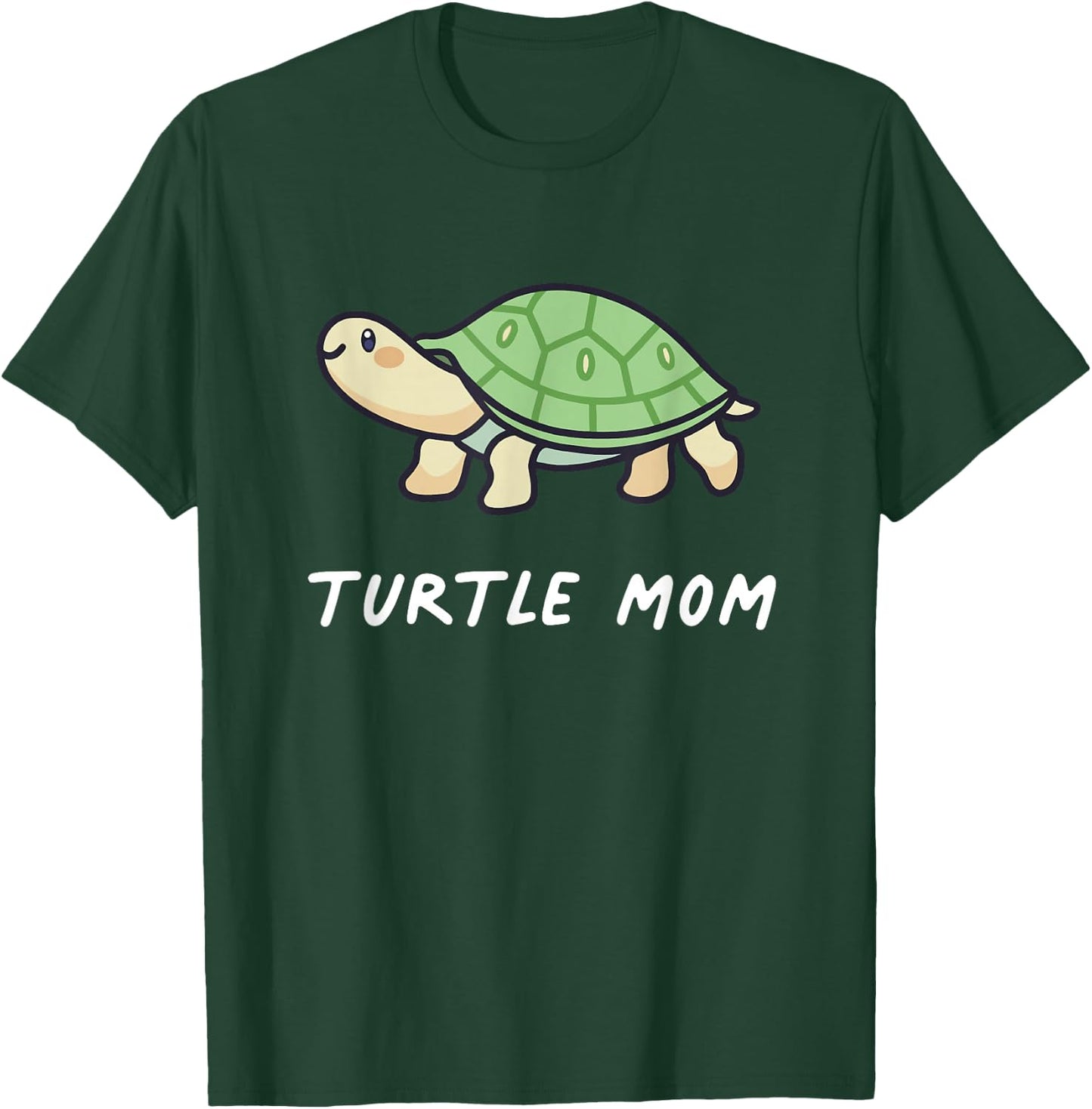 Turtle Mom Animal Aesthetic Kawaii Lover Owner Cute T-Shirt - T-Shirt | Forest