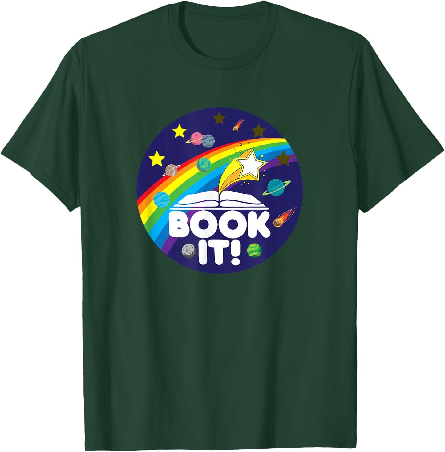 Book IT ! Childhood Retro T-Shirt - T-Shirt | Forest